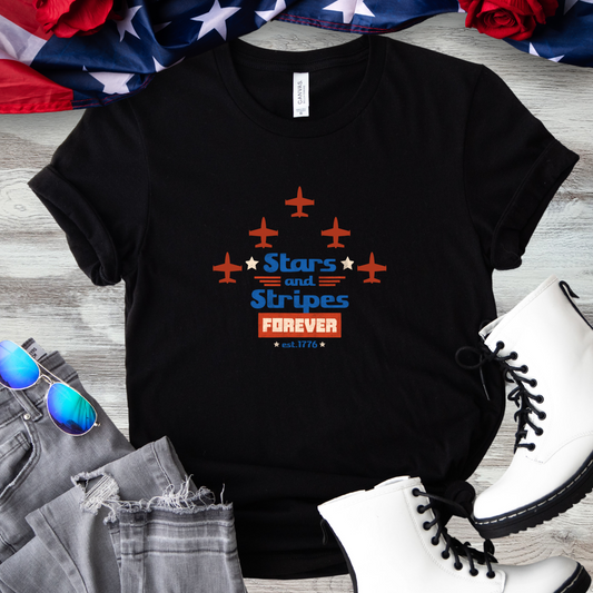 Stars and Stripes Tee - Adult Tee