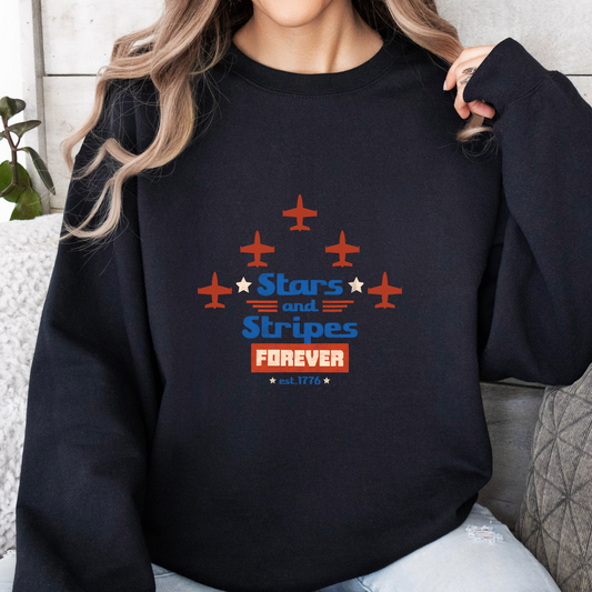 Stars and Stripes Crewneck - Adult Crewneck