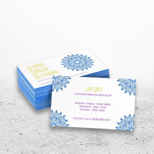 Painted Edge - Double Sided Business Card