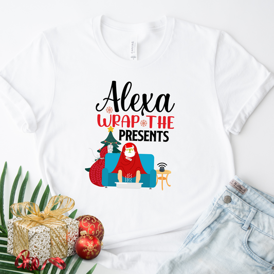 Alexa Wrap The Presents - Adult Tee