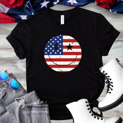 Patriotic Smile Tee - Adult Tee